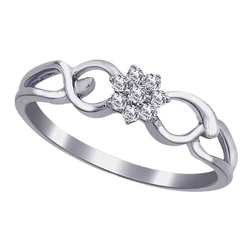 Plated Sterling Silver Genuine Hearts Bracelet